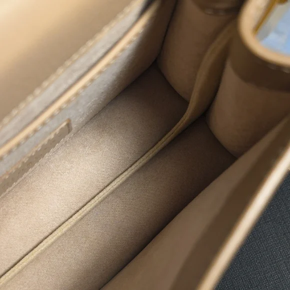 Strathberry Tan and Cream Crossbody Bag - Picture 3 of 10